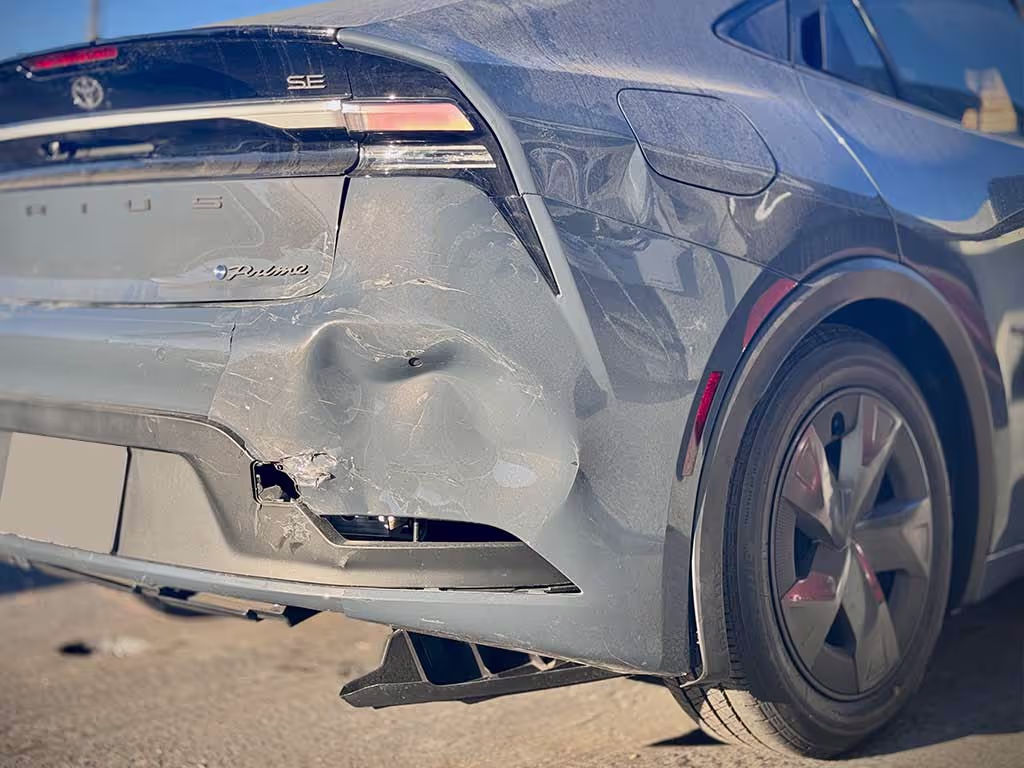 Toyota Prius Prime — before the repair
